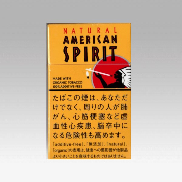 画像1: ナチュラル・アメリカン・スピリット・オーガニックリーフ　ゴールド（14本入） (1)