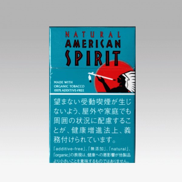 画像1: ナチュラル・アメリカン・スピリット・オーガニックリーフ　ターコイズ（14本入） (1)