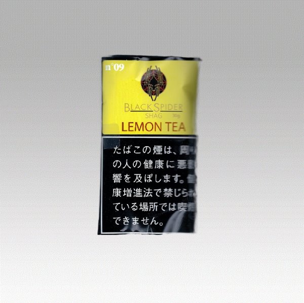 画像1: ブラックスパイダーシャグ・レモンティー (1)