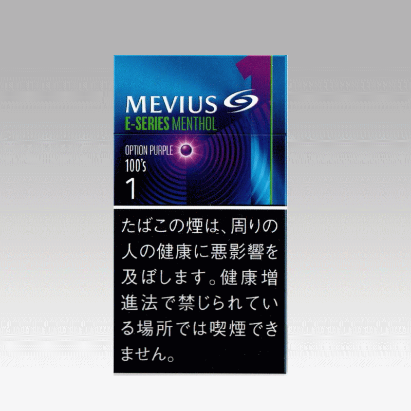 メビウス イーシリーズ メンソール オプション パープル ワン 100s たばこ通販の第一商事